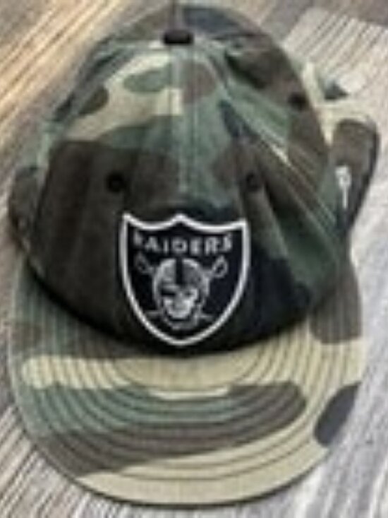 Las Vegas Other - Las Vegas Raiders Camo SnapBack Hat NFL 7 5/8 Military Camo Hat Football
